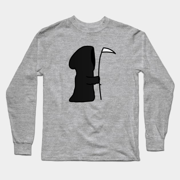 Grim Reaper Long Sleeve T-Shirt by NoirPineapple